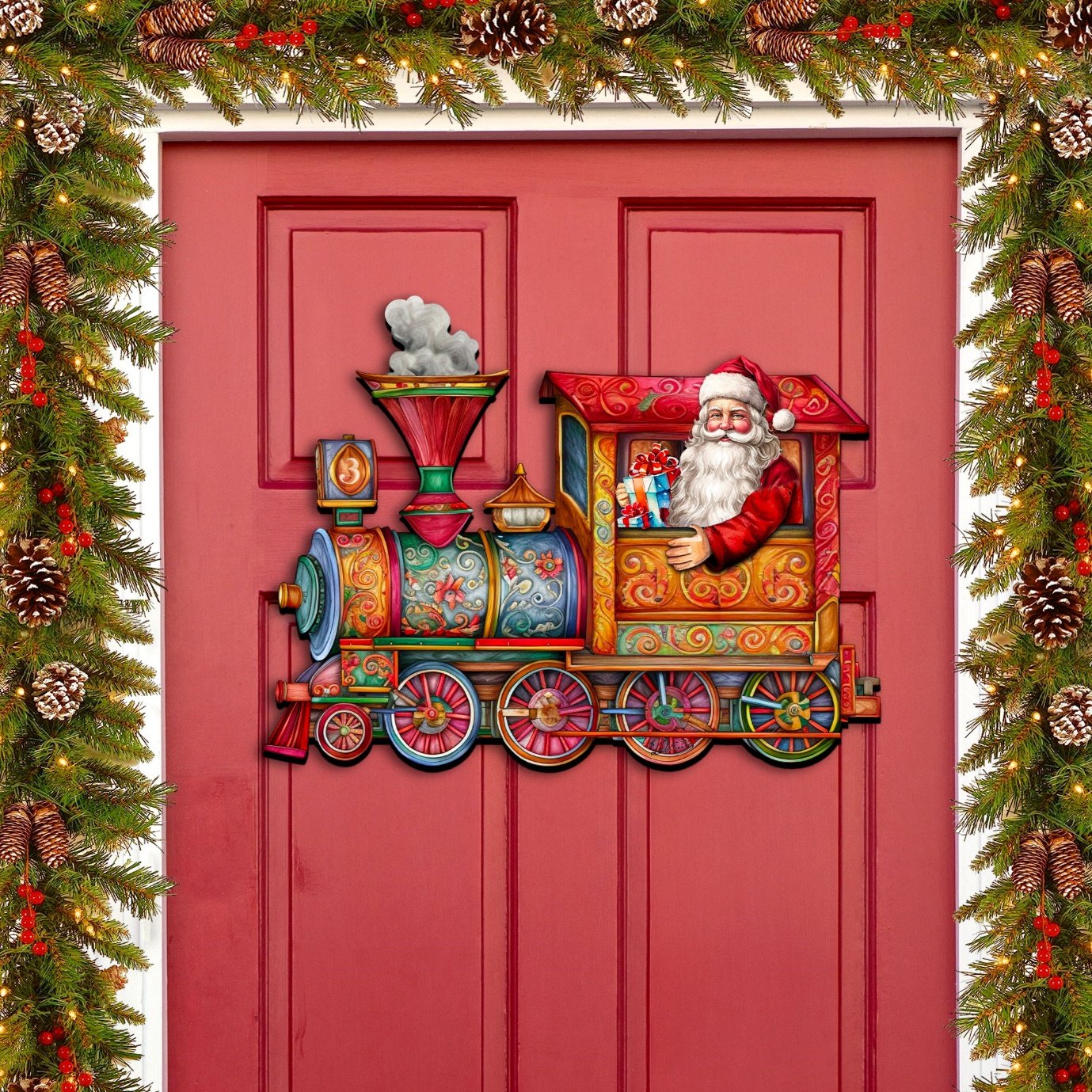 4 Ways To Decorate Your Front And Porch Door For Holidays - G.DeBrekht