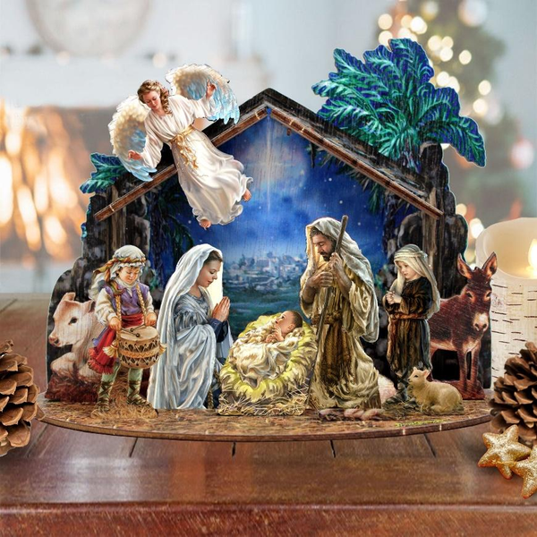 Nativity Art For Indoor And Outdoors, Amp Up Your Christmas Décor!