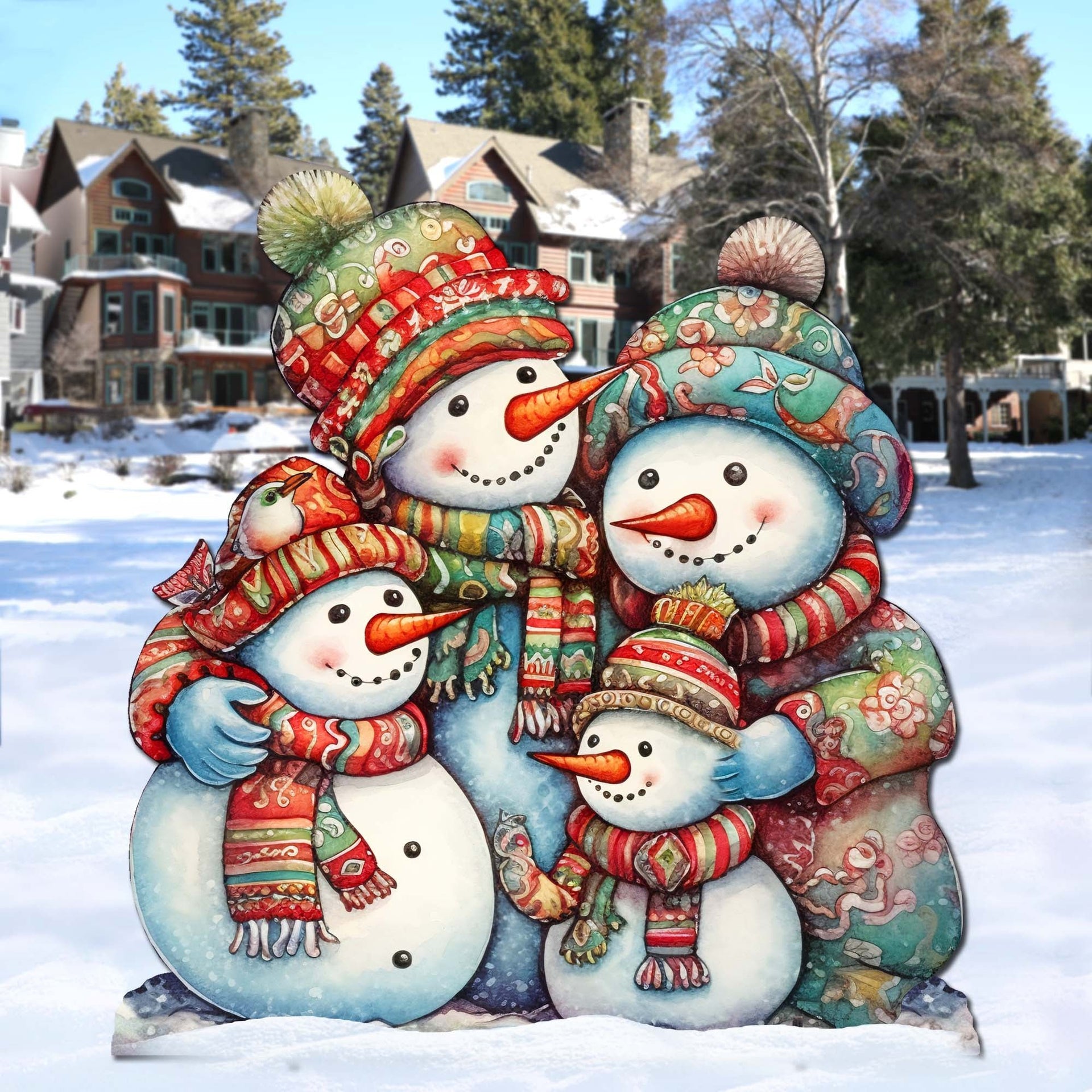Snowman Outdoor Decoration: Adding Whimsy and Delight to Your Winter Wonderland - G.DeBrekht