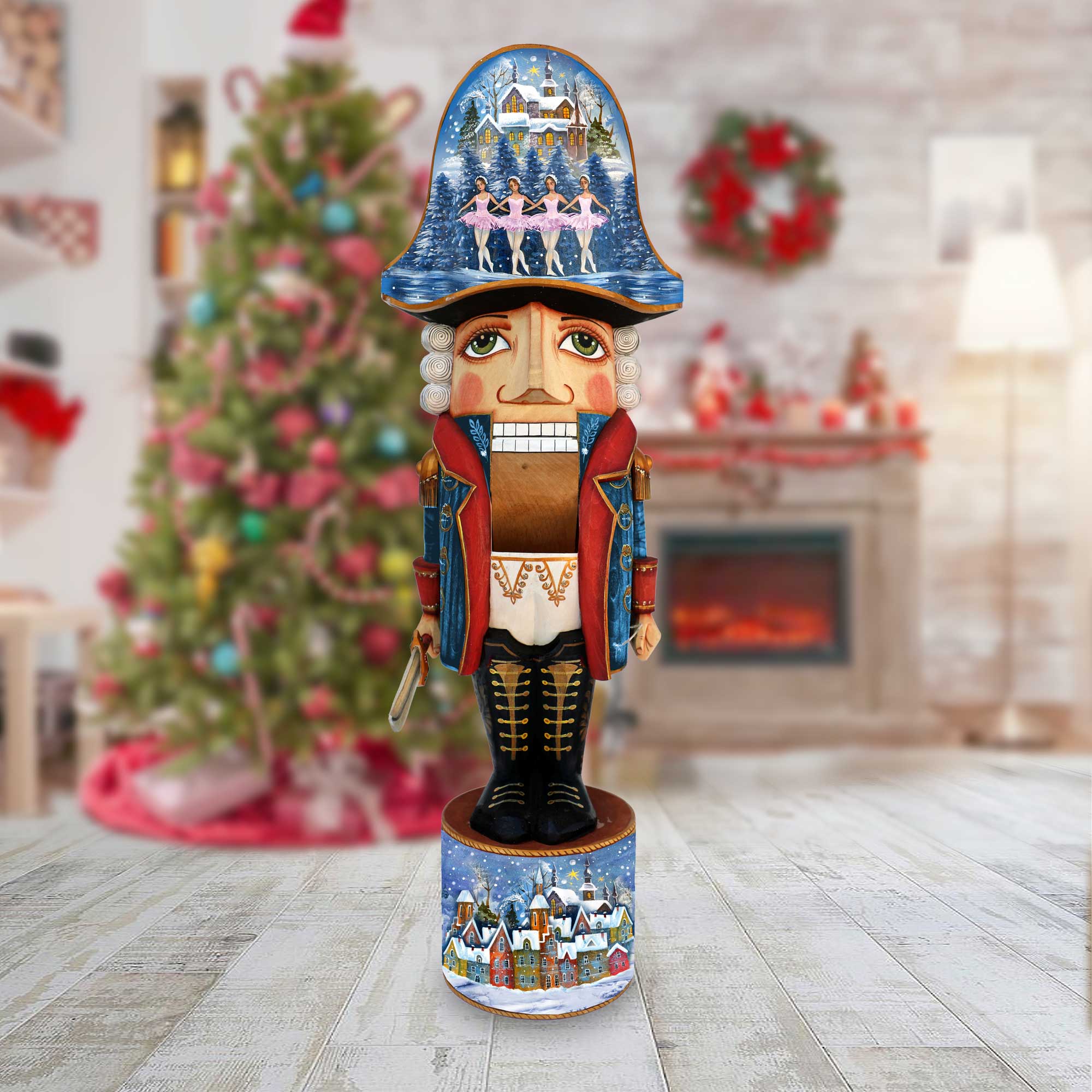 Art top deco style nutpress/nutcracker