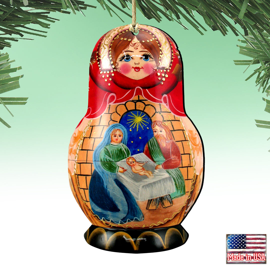 Shop Nesting Dolls Wooden Ornaments at G.DeBrekht