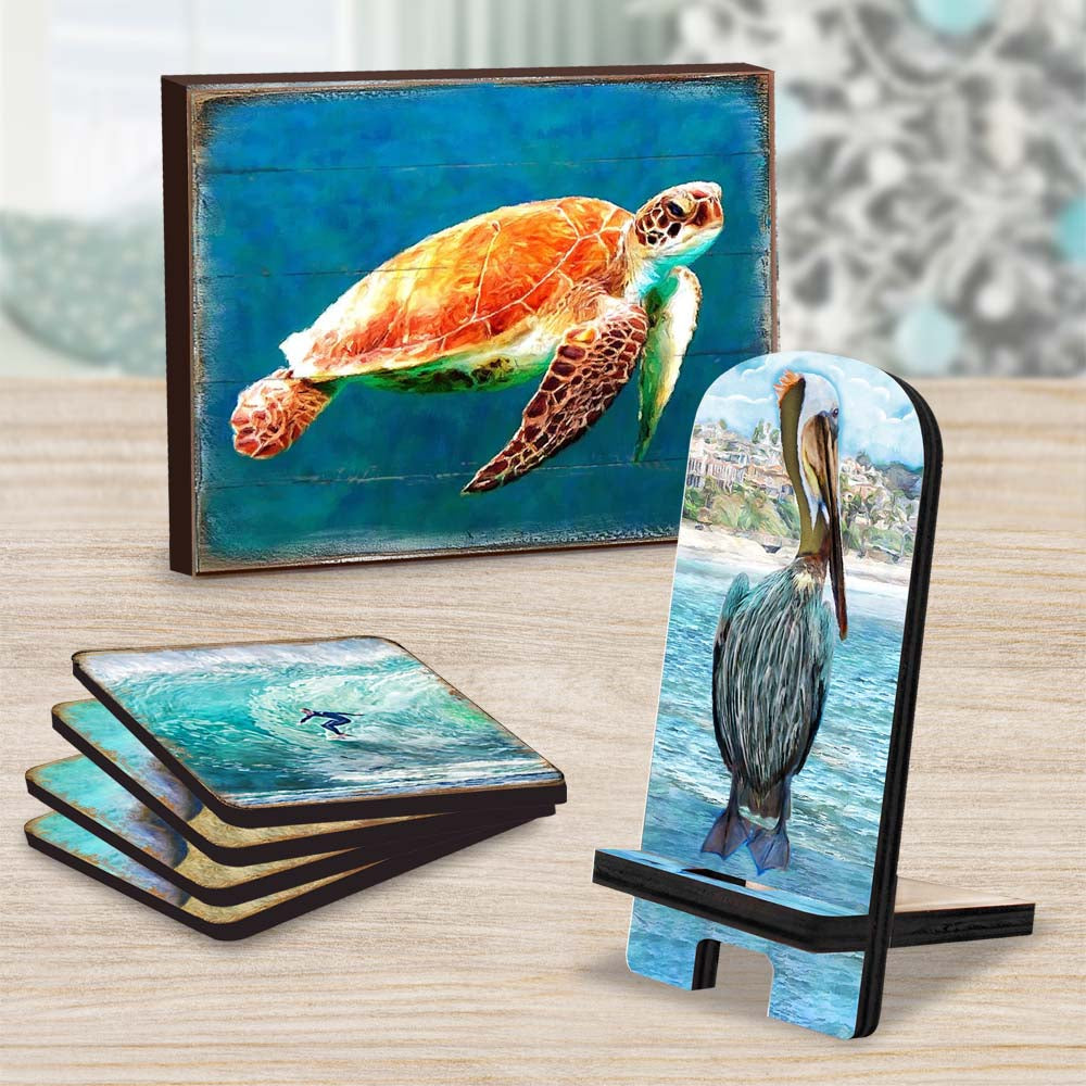 Coastal Gifts - Coasters, Magnets, Picture Frames and Phone Stand