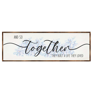 Build a Life You Love - Wooden Living Room Decor - Contemporary Decor - Bedroom Wall Art - Master Bedroom Sign - 310318