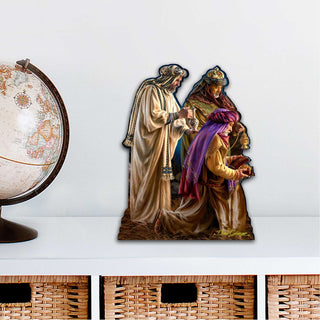 Three Kings Diminutive Wall Art by D. Gelsinger - Nativity Holiday Decor - 8461042-2M-1201