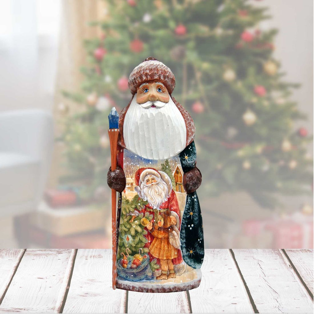 Candy Coat Christmas Hand-Painted WOODCARVED Masterpiece by G. DeBrekht - Christmas Decor - 8201015-2