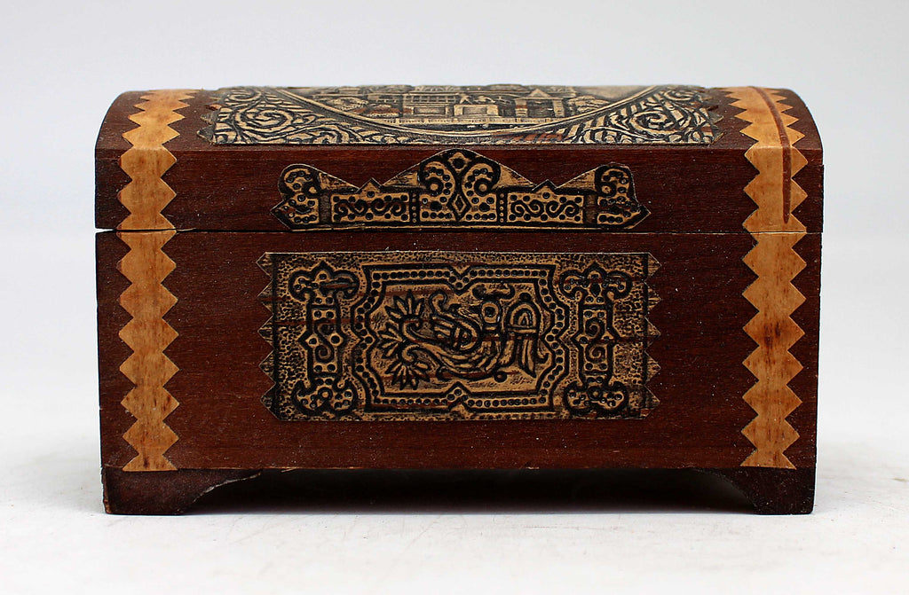 One-of-a-Kind Birch Bark Tree Wooden Box 2.5