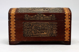 One-of-a-Kind Birch Bark Tree Wooden Box 2.5