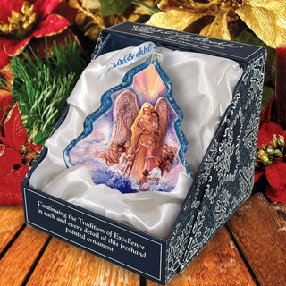 Angel of Piece Glass Ornament by Josephine Wall - Nativity Holiday Decor - 762-403-JW