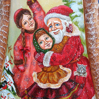 Christmas Ready Santa Hand-Painted WOODCARVED Masterpiece by G. DeBrekht - Christmas Decor - 2821212