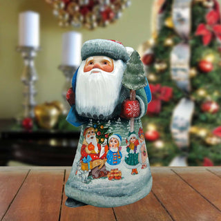 Christmas Story Santa Hand-Painted WOODCARVED Masterpiece by G. DeBrekht - Christmas Decor - 821465 *** PRE-ORDER - Handmade Just for You! ***