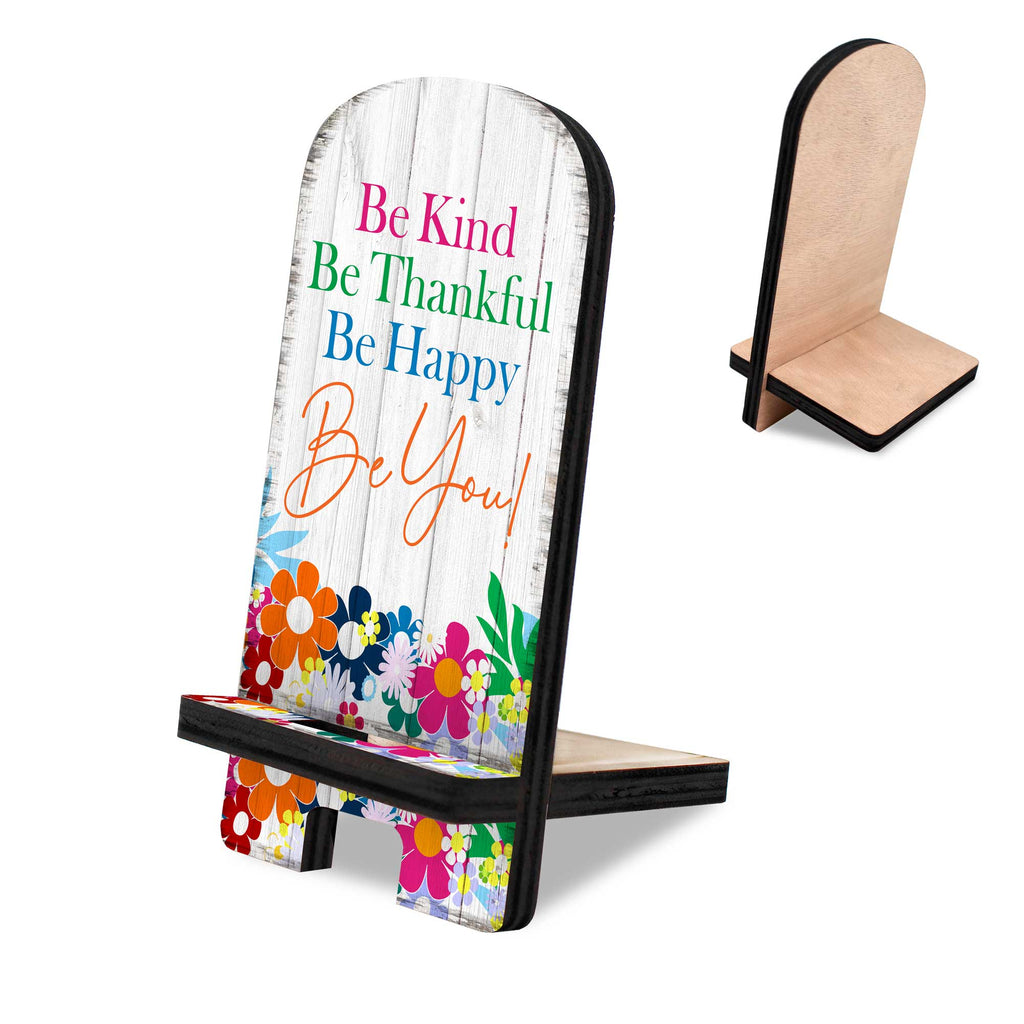 Be You! Cell Phone Stand Family Decor Wood Mobile Tablet Holder Charging Station Organizer - 892066