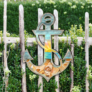 Coastal Sunset Anchor Decor by G. DeBrekht - Designocracy - 8198521M