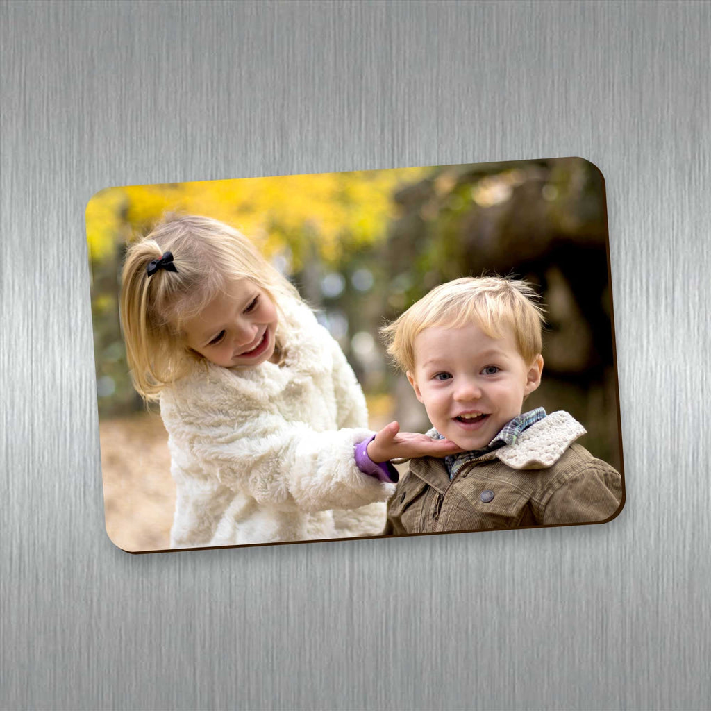 Kids Photo Refrigerator Magnet Engagement Save the Date Bridal shower gift basket Housewarming gift - 94503G