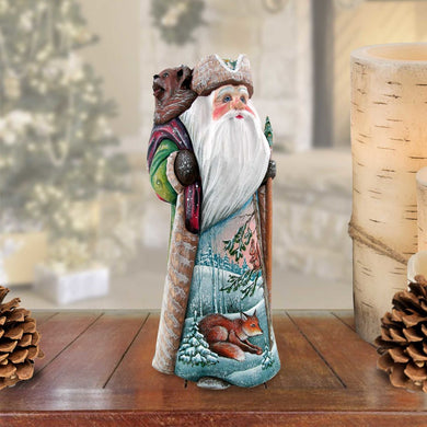 Friendly wilderness Hand-Painted WOODCARVED Masterpiece by G. DeBrekht - Wildlife Holiday Decor - 821843 *** PRE-ORDER - Handmade Just for You! ***