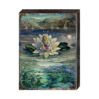 Horizons Fantasy Wooden Wall Art by Josephine Wall - Fantasy Decor - 852146-JW