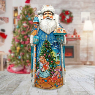 Nutcracker Clara Santa Hand-Painted WOODCARVED Masterpiece by G. DeBrekht - Christmas Decor - 215638