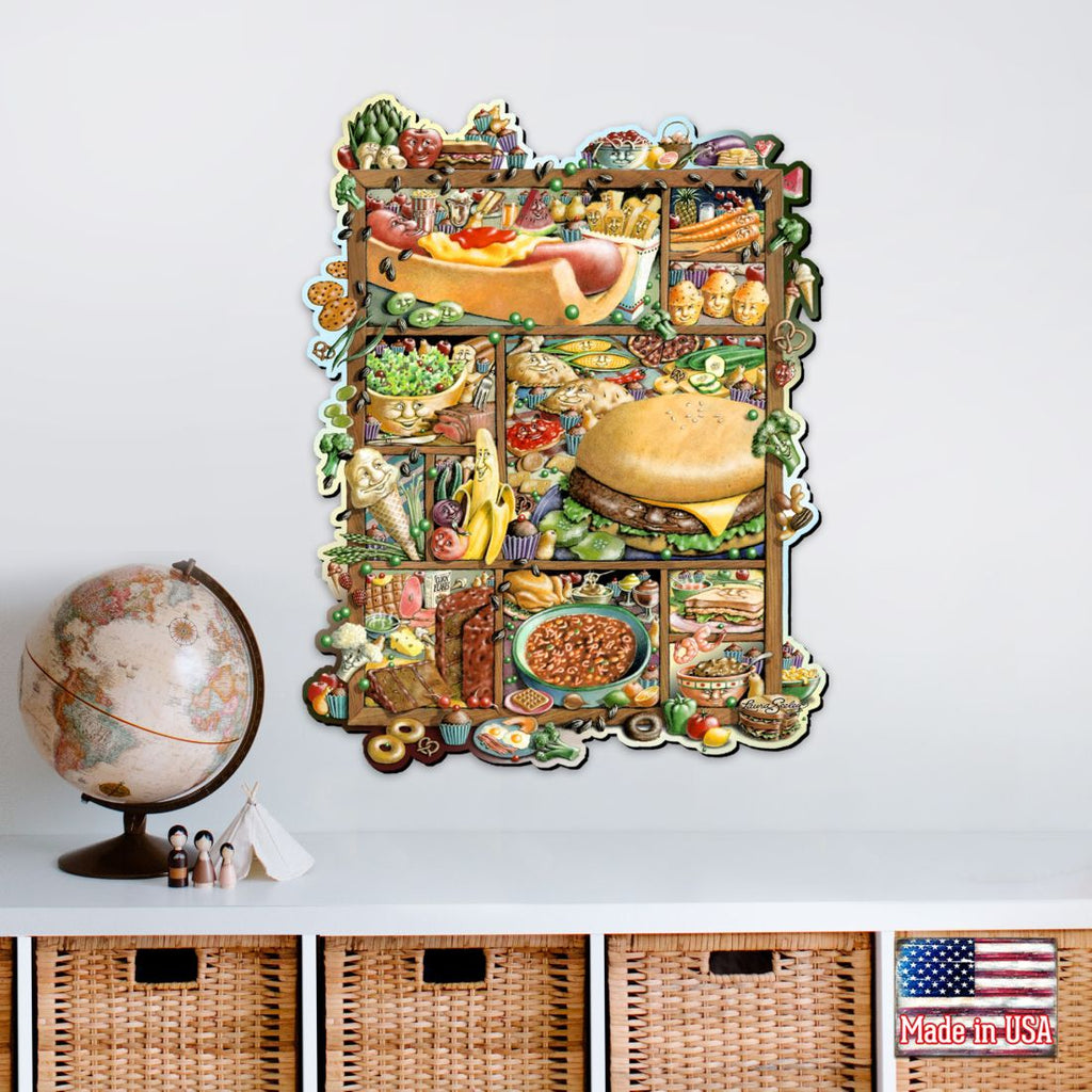 Food Whimsical Wall Art by Laura Seeley - Love Family Kids Decor - 8513006-LS