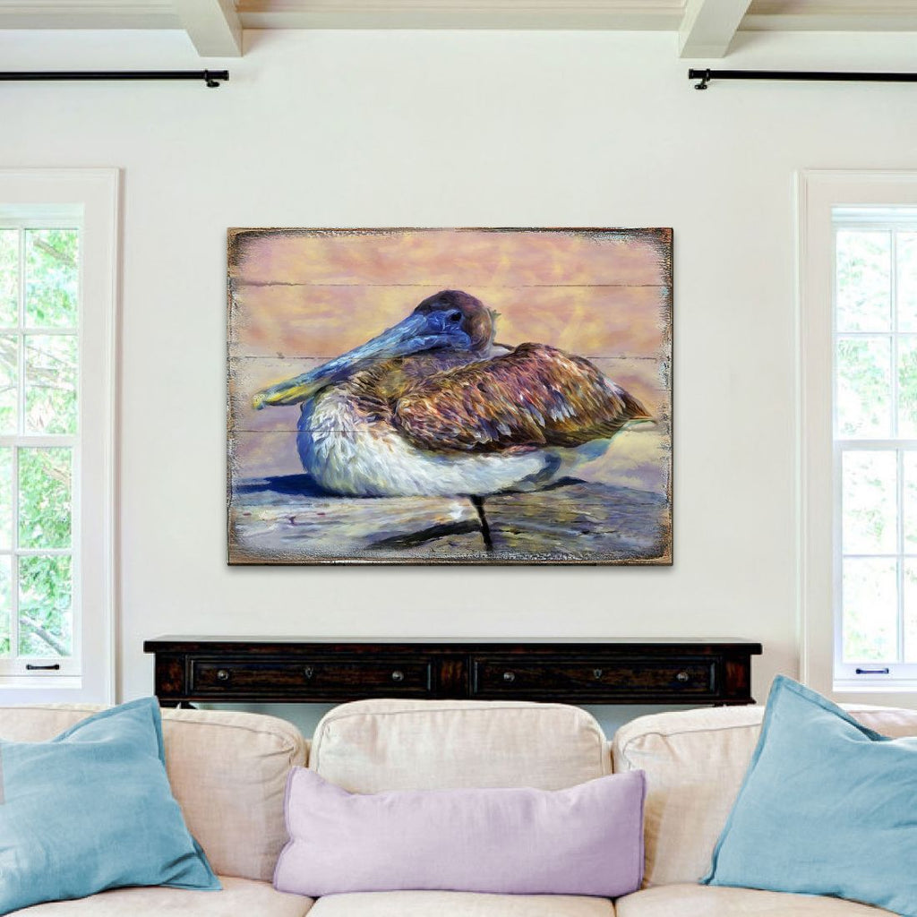 Sowell Seagal Wooden Coastal Wall Art by Nature Wonders - Coastal Sea-Life Decor - 95326B