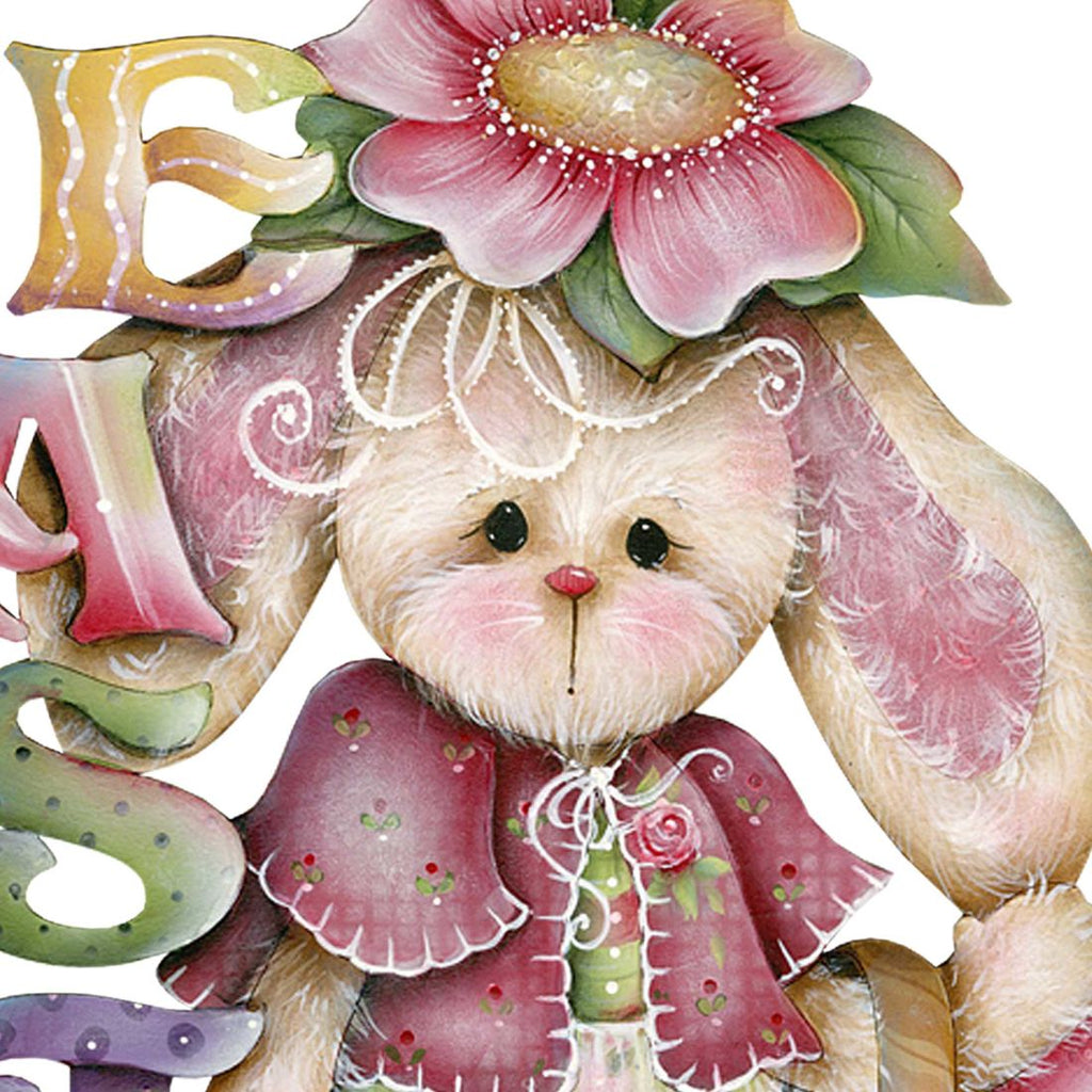 Bunny Easter Yard Sign by Jamie Mills-Price - Easter Spring Decor - 8457605F