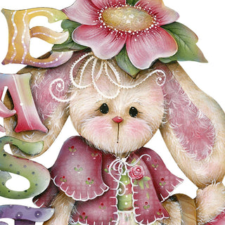 Bunny Easter Yard Sign by Jamie Mills-Price - Easter Spring Decor - 8457605F