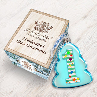 1 Mini Mercury Glass Ornament by G. Debrekht - Love Family Kids Decor - 770001