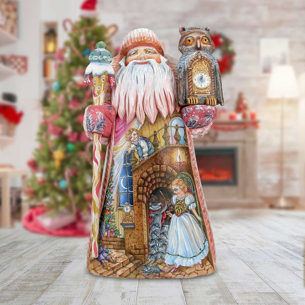 To the rescue Santa Hand-Painted WOODCARVED Masterpiece by G. DeBrekht - Christmas Decor - 241180 *** PRE-ORDER - Handmade Just for You! ***