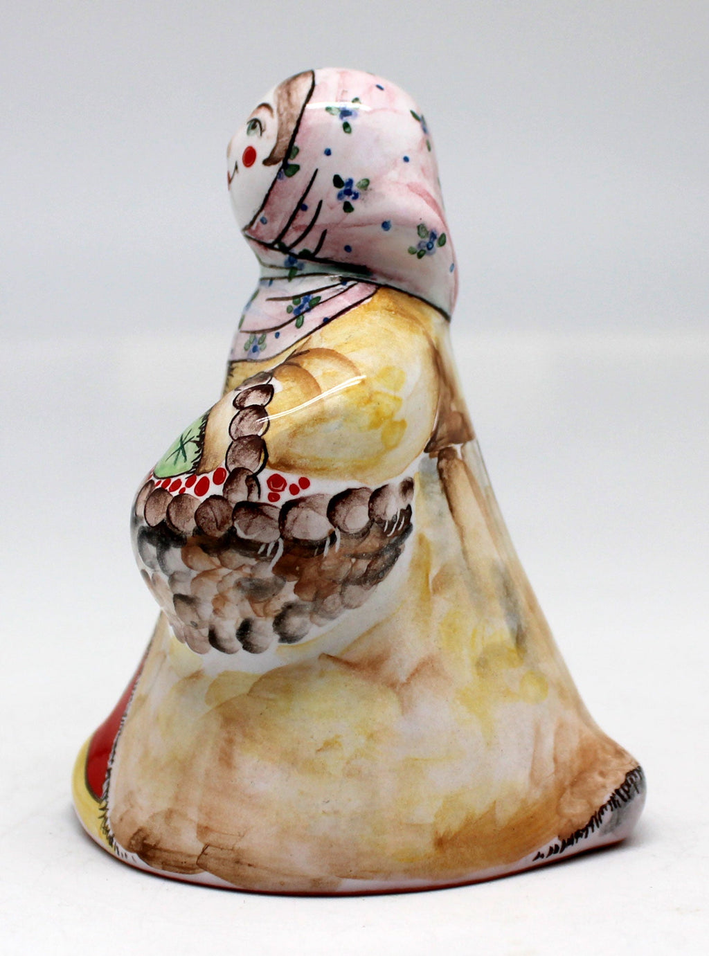 One-of-a-Kind Girl with Basket Unique Hand Painted Porcelain Figurine 4