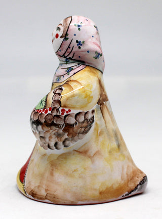 One-of-a-Kind Girl with Basket Unique Hand Painted Porcelain Figurine 4