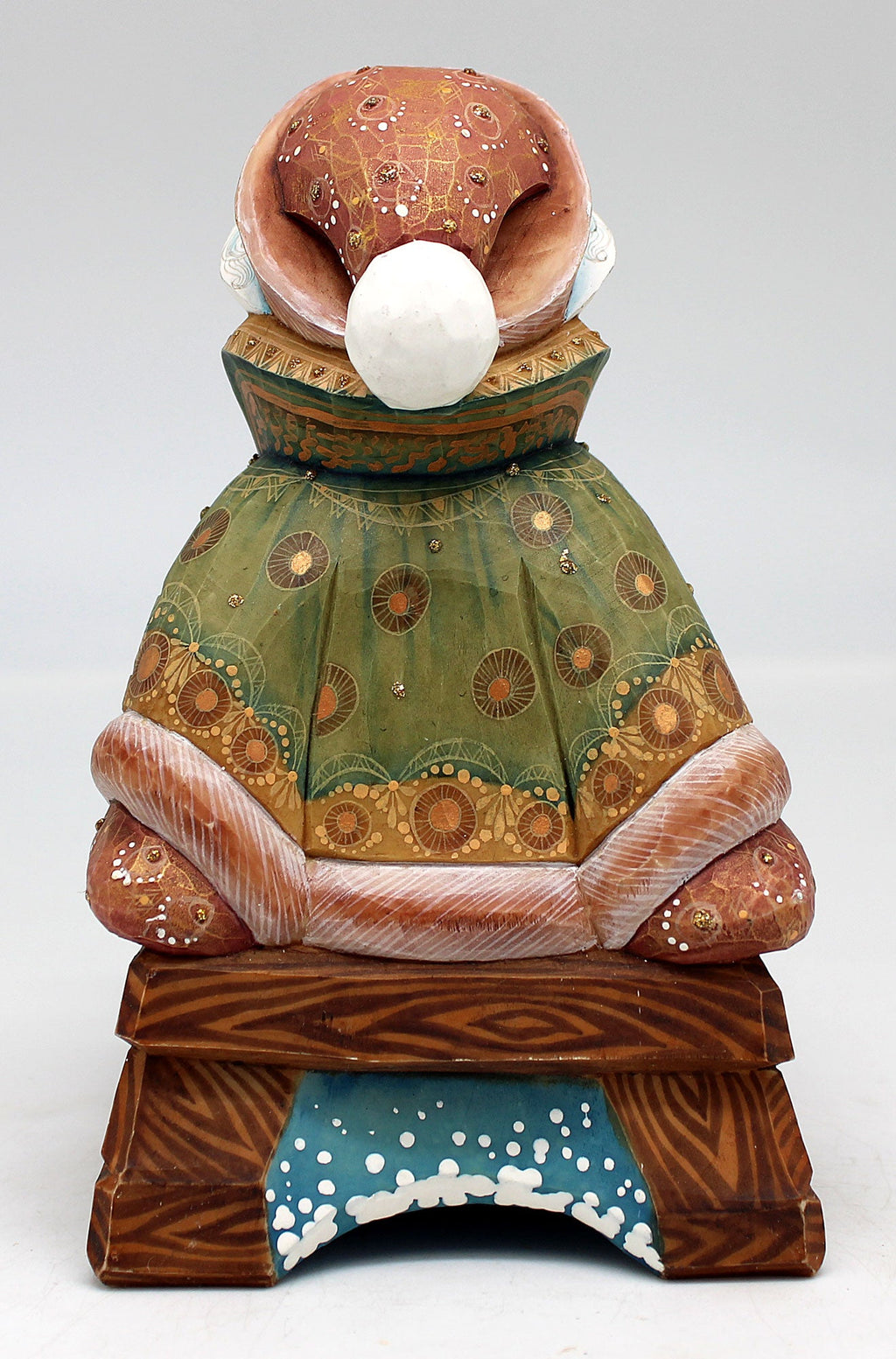 Hitching Santa Sleigh Figurine 4.5