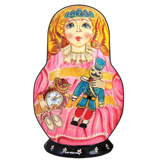 Clara Nutcracker Nesting Doll Door Decor by G. DeBrekht - Christmas Decor - 8115152H