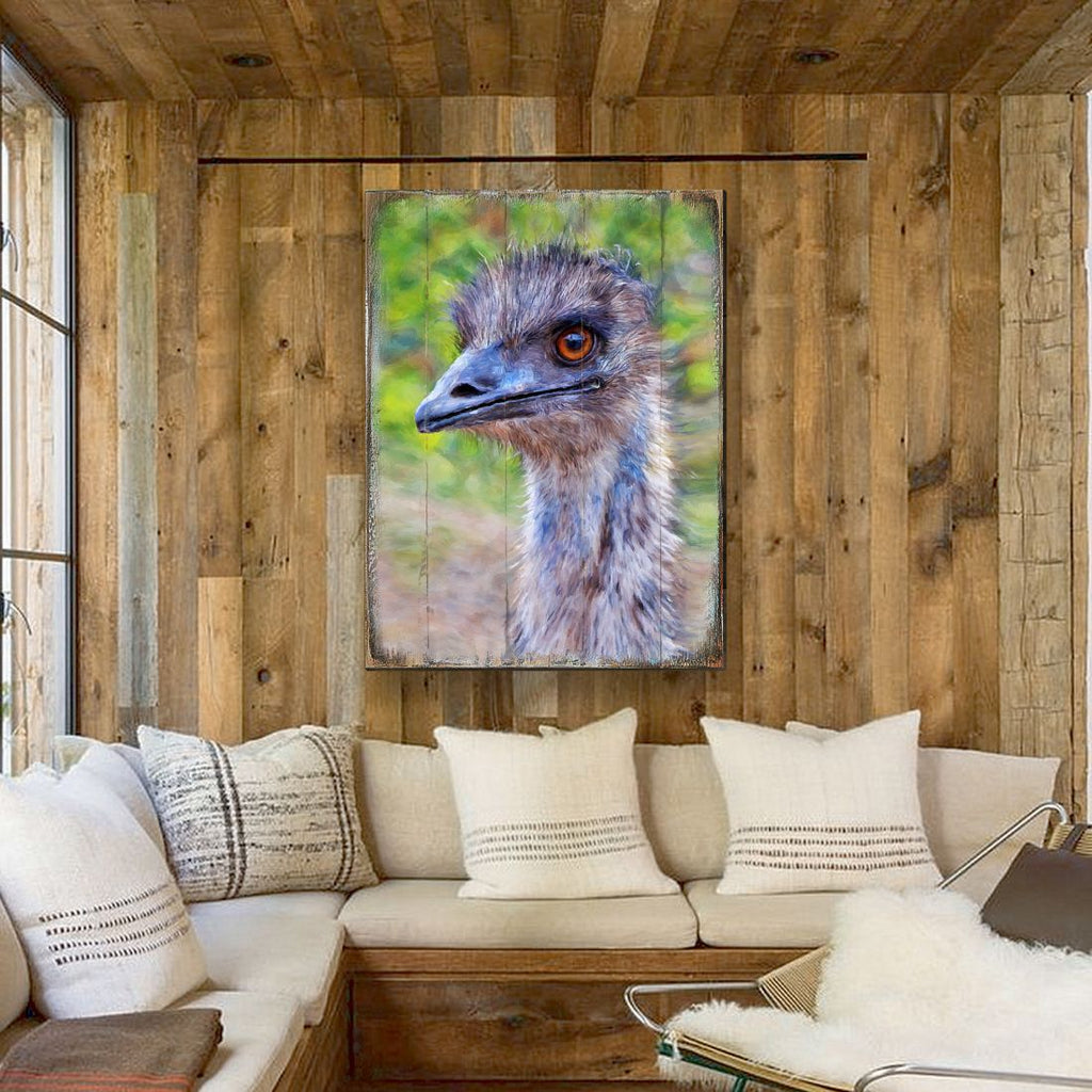 Appel Imu Art Wooden Wall Art by Nature Wonders - Nature Wildlife Decor - 95243B