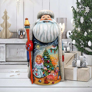 the Decoration of the Christmas Tree Hand-Painted WOODCARVED Masterpiece by G. DeBrekht - Christmas Decor - 241121