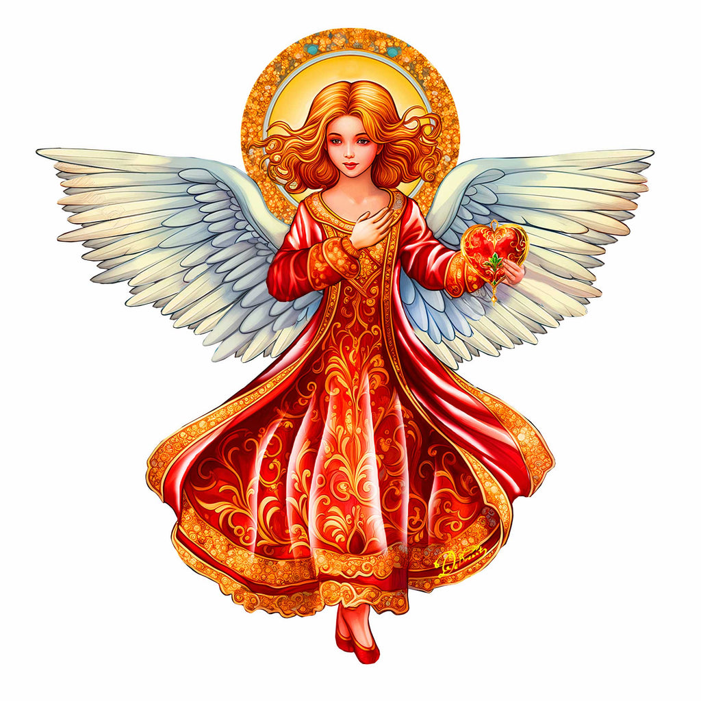 Angel with Love Holiday Door Decor by G. Debrekht - Nativity Holiday Decor - 8652816H