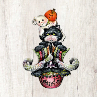 Spoooooky Boos! Halloween Door Decor by Jamie Mills-Price - Thanksgiving Halloween Decor - 8457409H