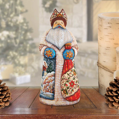 Christmas Companion Santa Hand-Painted WOODCARVED Masterpiece by G. DeBrekht - Christmas Decor - 210112