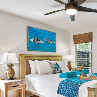 Spearman Shamus Killer Whales Wooden Coastal Wall Art by Nature Wonders - Coastal Sea-Life Decor - 95255B