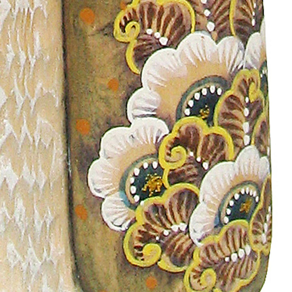 A Child Is Born Devotional Santa Hand-Painted Wood-Carved Masterpiece by G. Debrekht - Nativity Holiday Decor - 213012