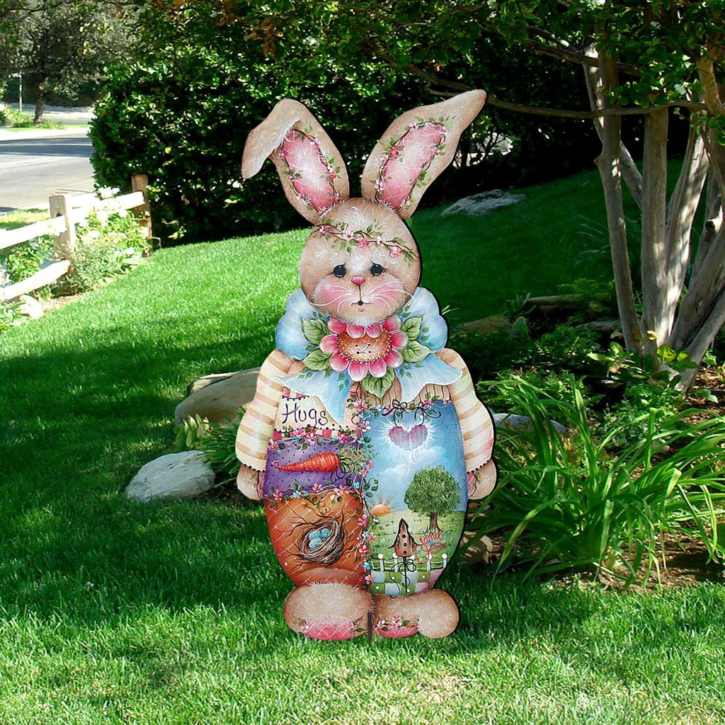 Bunny Easter Yard Sign by Jamie Mills-Price - Easter Spring Decor - 8457601F