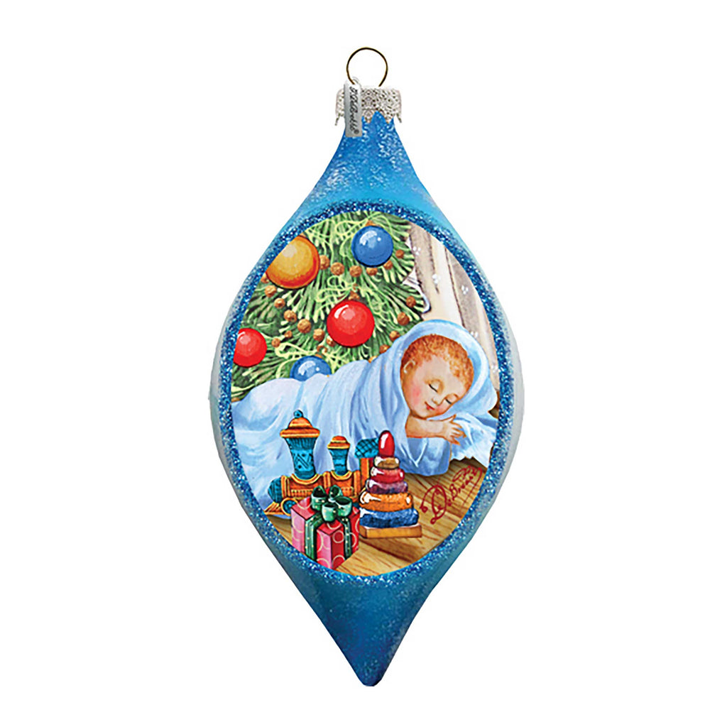 Baby 1st Christmas Drop Glass Ornament by G. DeBrekht - Christmas Decor - 757-033