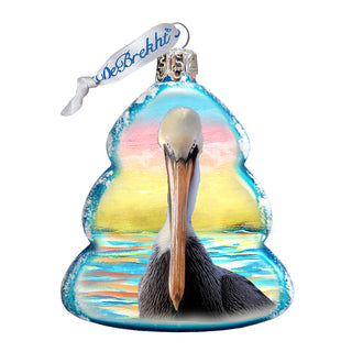 Glass Mercury Glass Ornament by G. DeBrekht - Coastal Holiday Decor - 776279