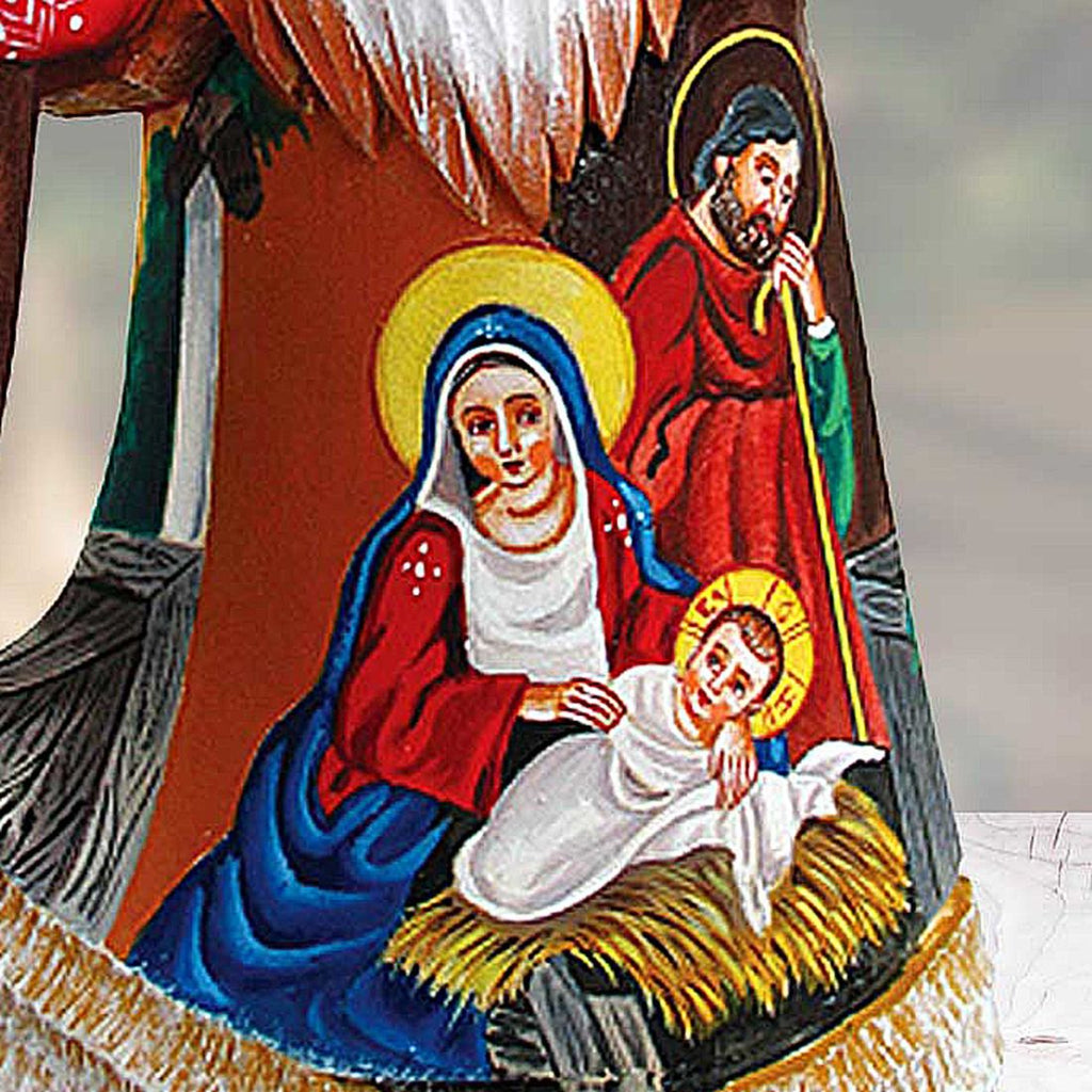 Nativity Santa Hand-Painted WOODCARVED Masterpiece by G. DeBrekht - Nativity Holiday Decor - 8214473 *** PRE-ORDER - Handmade Just for You! ***