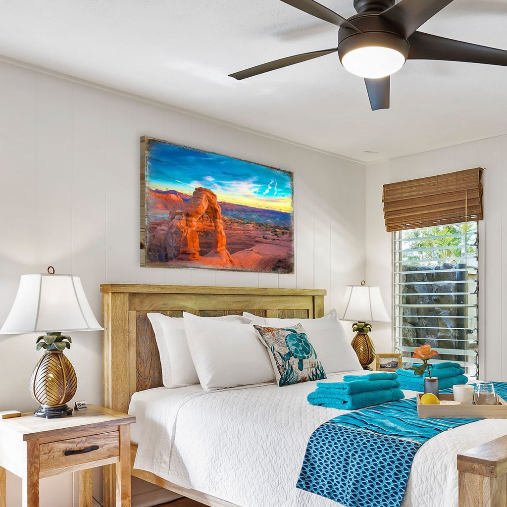 Hogle Canyon Art Wooden Wall Art by Nature Wonders - Nature Wildlife Decor - 95245B