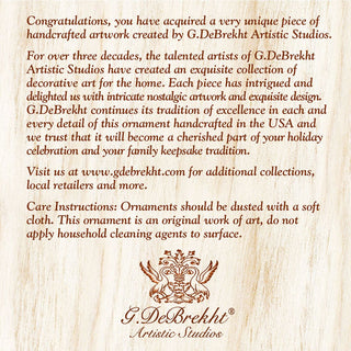 Bright Lights Gnome Dwarf Mercury Glass Ornament by D. Gelsinger - Christmas Decor - 778109-DG