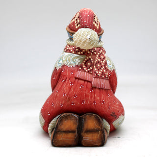 Santa with Squirrel Surprise Secret Box 5.5 x 4 x 5 - Limited Edition Figurine Reserve by G.DeBrekht Handpainted Collectible Figurine, Unique Decor Made in the USA