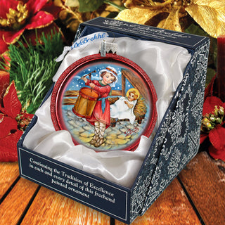 Drummer Boy Ball Glass Ornament by G. DeBrekht - 73531C