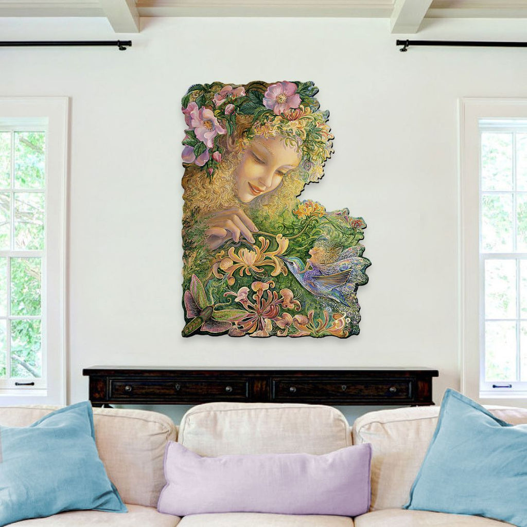 Honeysuckle Holiday Outdoor Scene by Josephine Wall - Christmas Decor - 845620F-JW