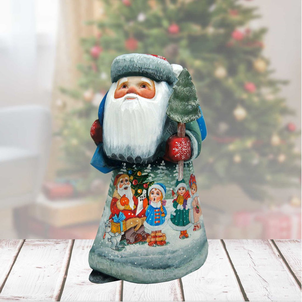 Christmas Story Santa Hand-Painted WOODCARVED Masterpiece by G. DeBrekht - Christmas Decor - 821465 *** PRE-ORDER - Handmade Just for You! ***