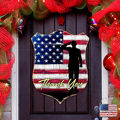 Shield of Appreciation Wall Door Hanger - International Decor - 8187101H