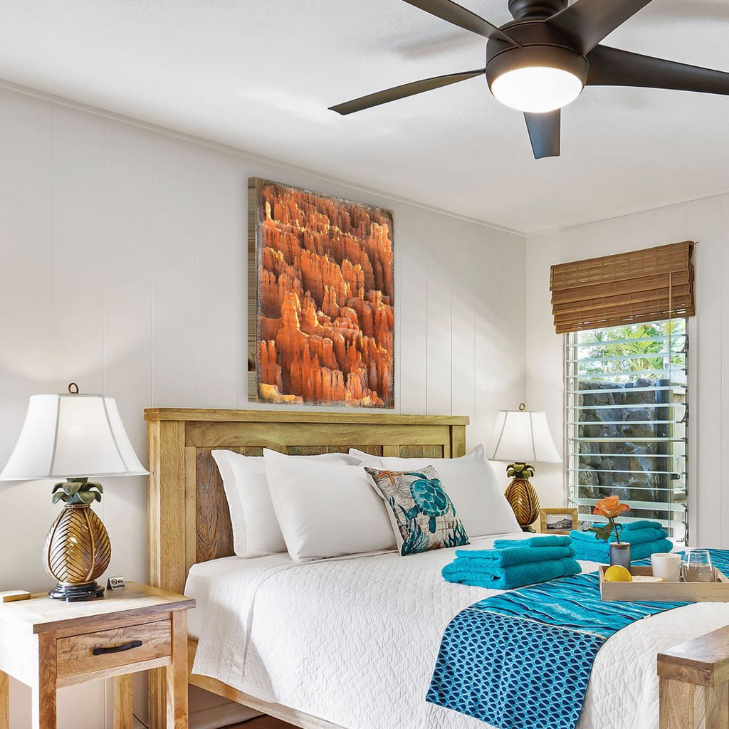 Rocky Mountain Side Wooden Wall Art by Nature Wonders - Nature Wildlife Decor - 95285B