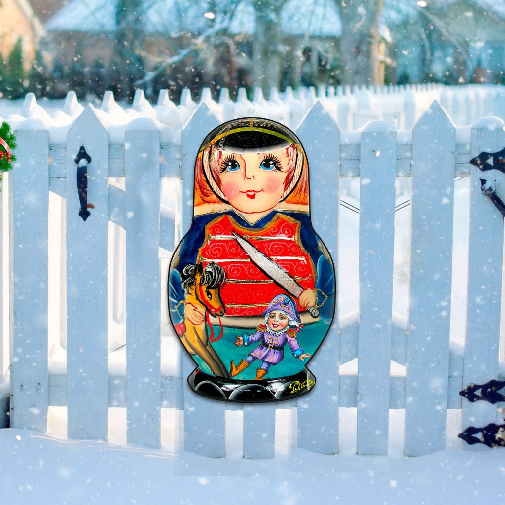 Nutcracker Soldier Holiday Door Decor by G. DeBrekht - Christmas Decor - 8115151H
